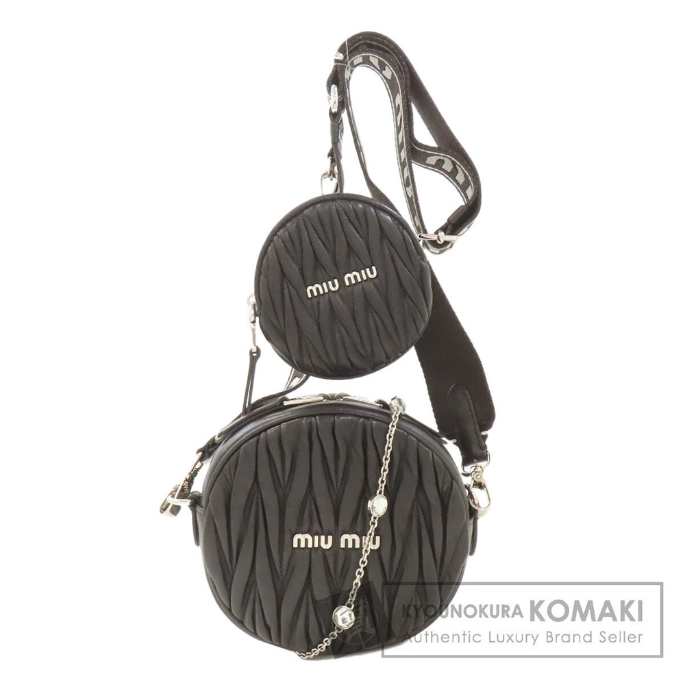 Miu Miu Matelasse Shoulder Bag Calfskin